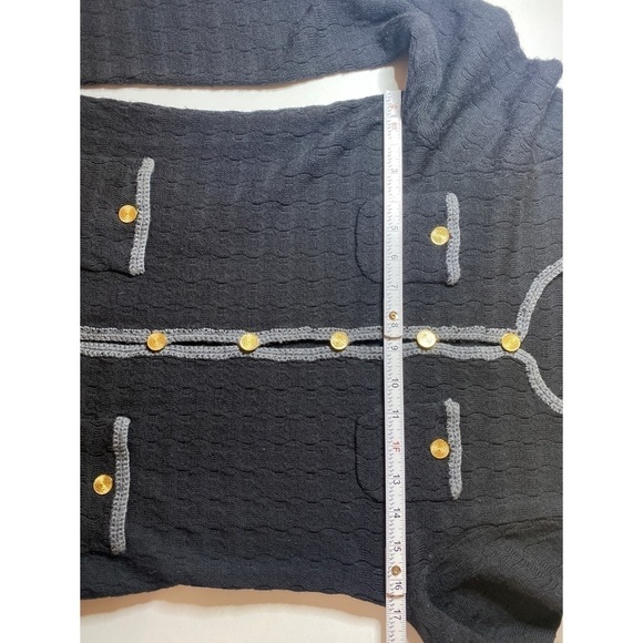 Trina Turk Wool Knit Button Down Cardigan - Picture 13 of 13